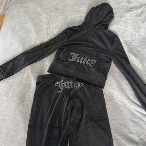 Juicy couture black tracksuit
